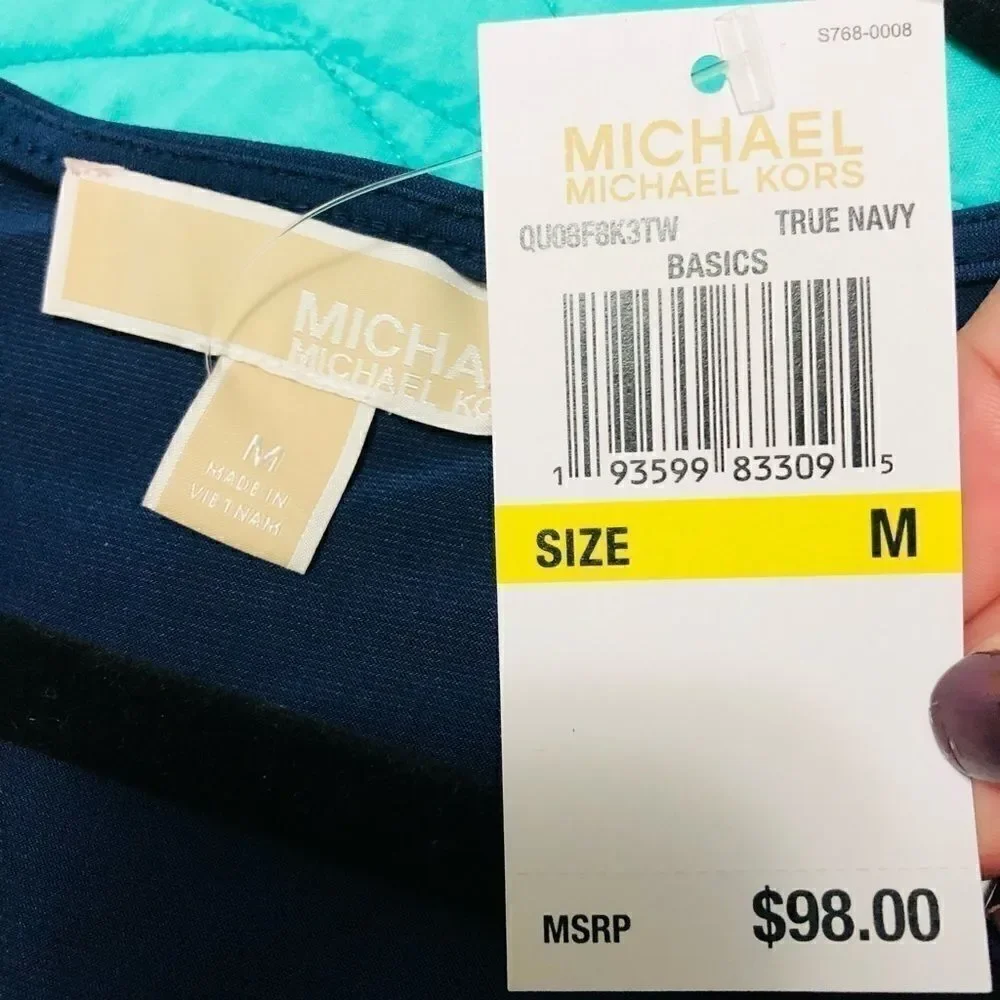 NWT: Michael Kors Front-zip Dress - Picture 7 of 7